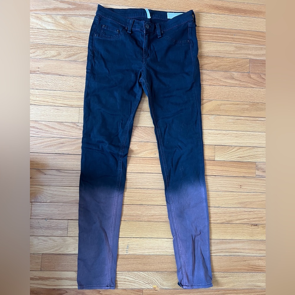 Rag and Bone Rust Ombré Jean Leggings - Size 28